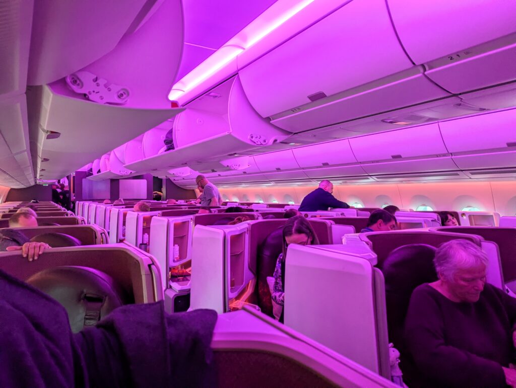 Virgin Atlantic A350-1000 Upper Class Cabin