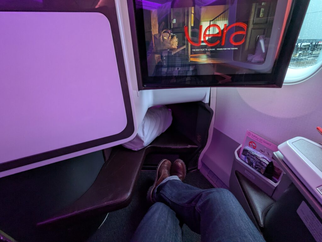 Virgin Atlantic A350-1000 Upper Class Seat and Legroom