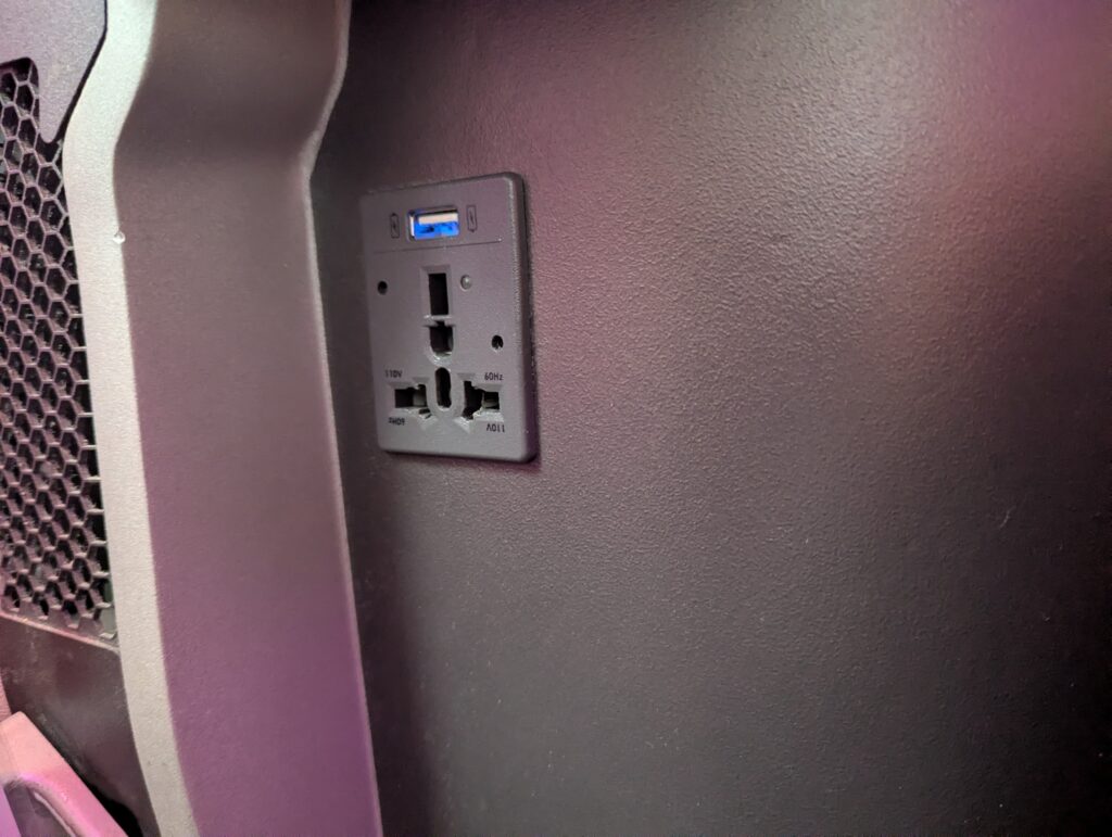 Virgin Atlantic A350-1000 Upper Class In Seat Power