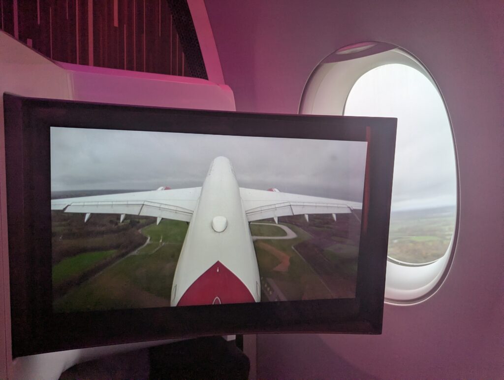Virgin Atlantic A350-1000 Tail Camera Take Off
