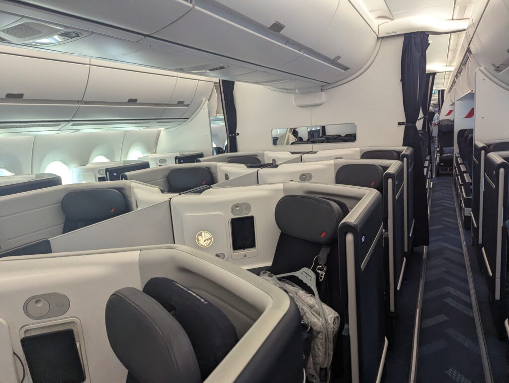 Air France A350-900 Business Class Cabin