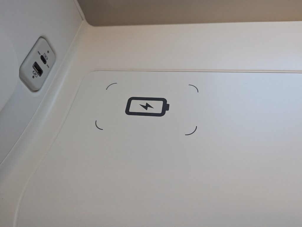 Air France A350-900 Business Class Seat Features Wireless Charging