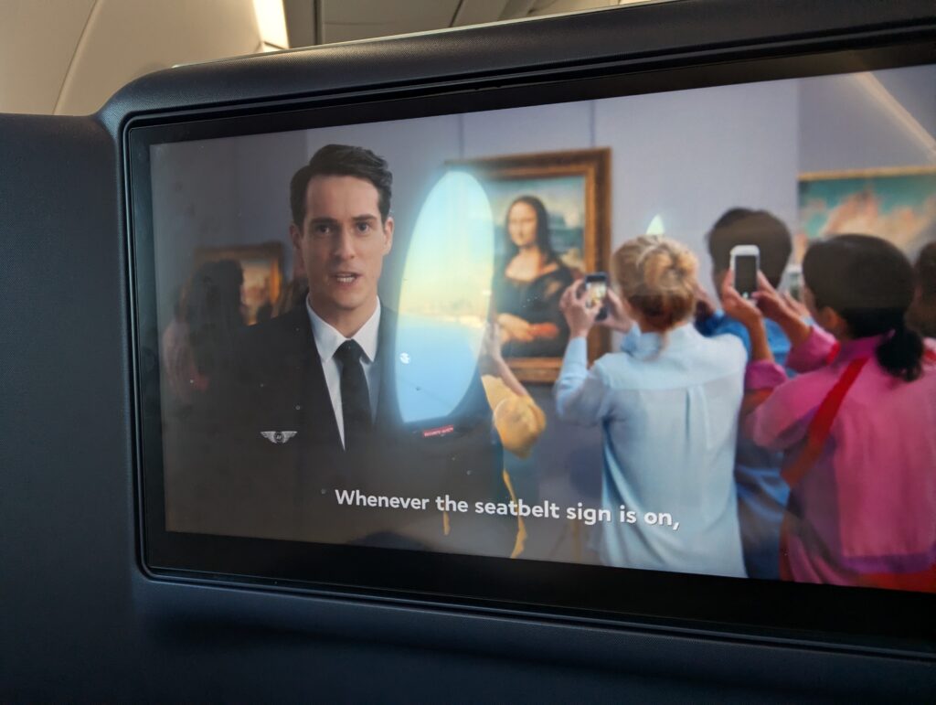 Air France A350-900 Business Class Safety Video