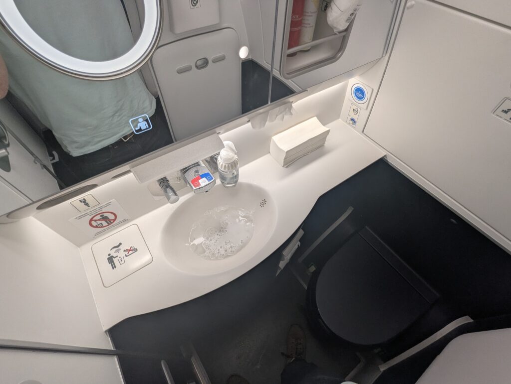 Air France A350-900 Business Class Lavatory
