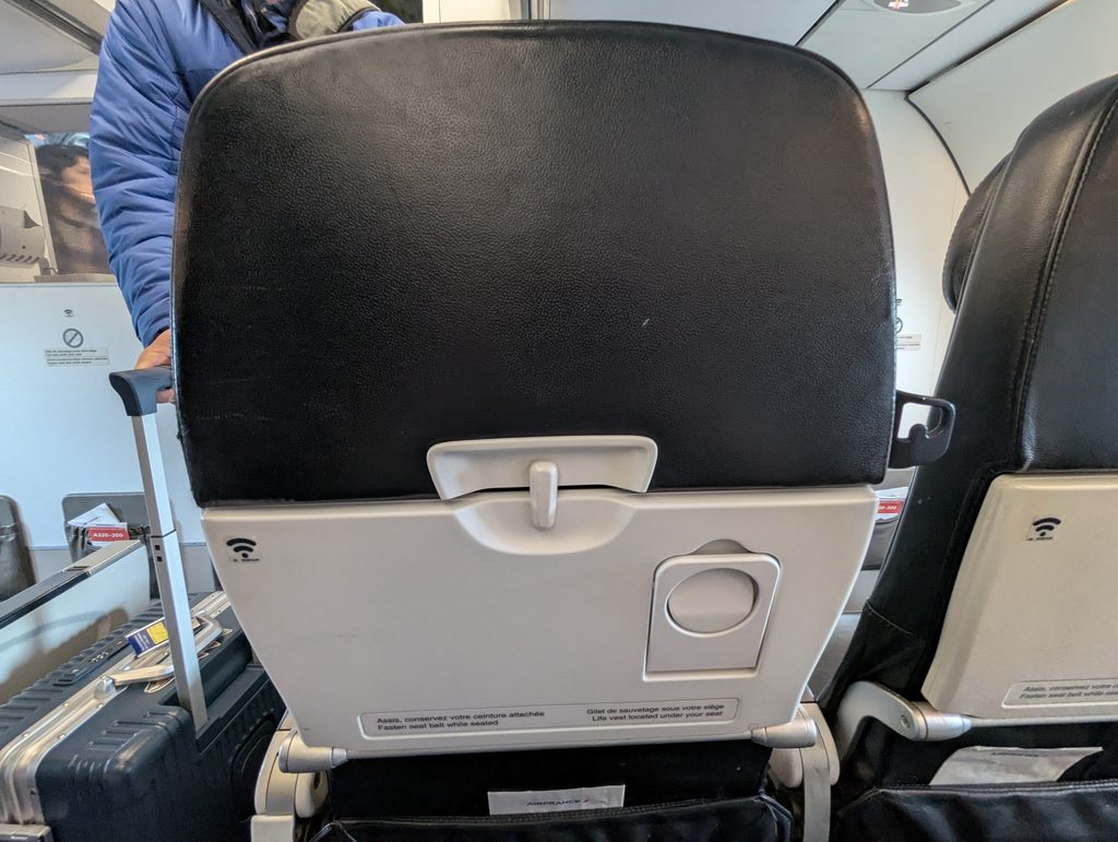 Air France A320 Business Class Seats