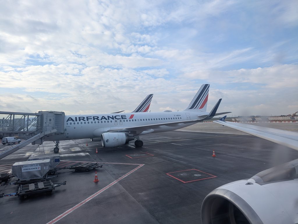 Air France A320 Business Class Takeoff
