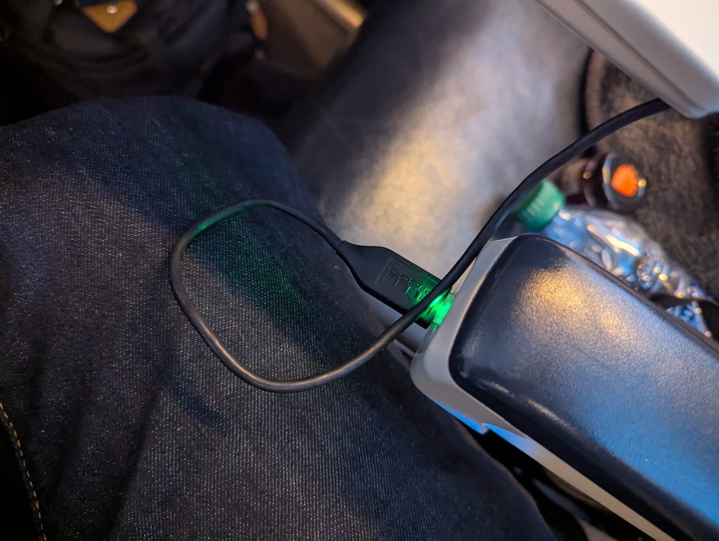 Air France A320 Business Class Seat USB Power