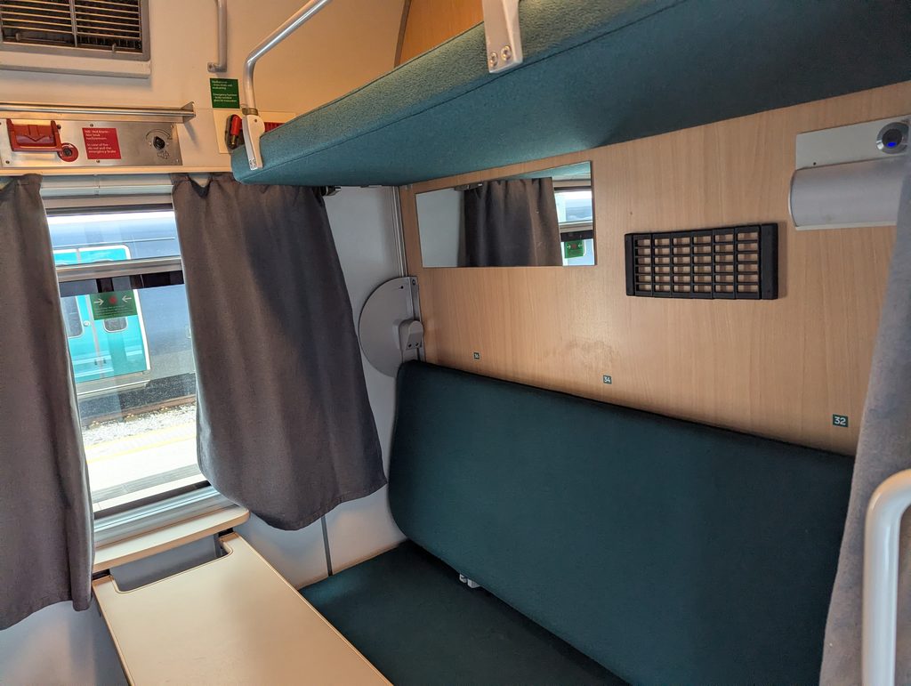 Vy Trains Compartment. Bergen to Oslo