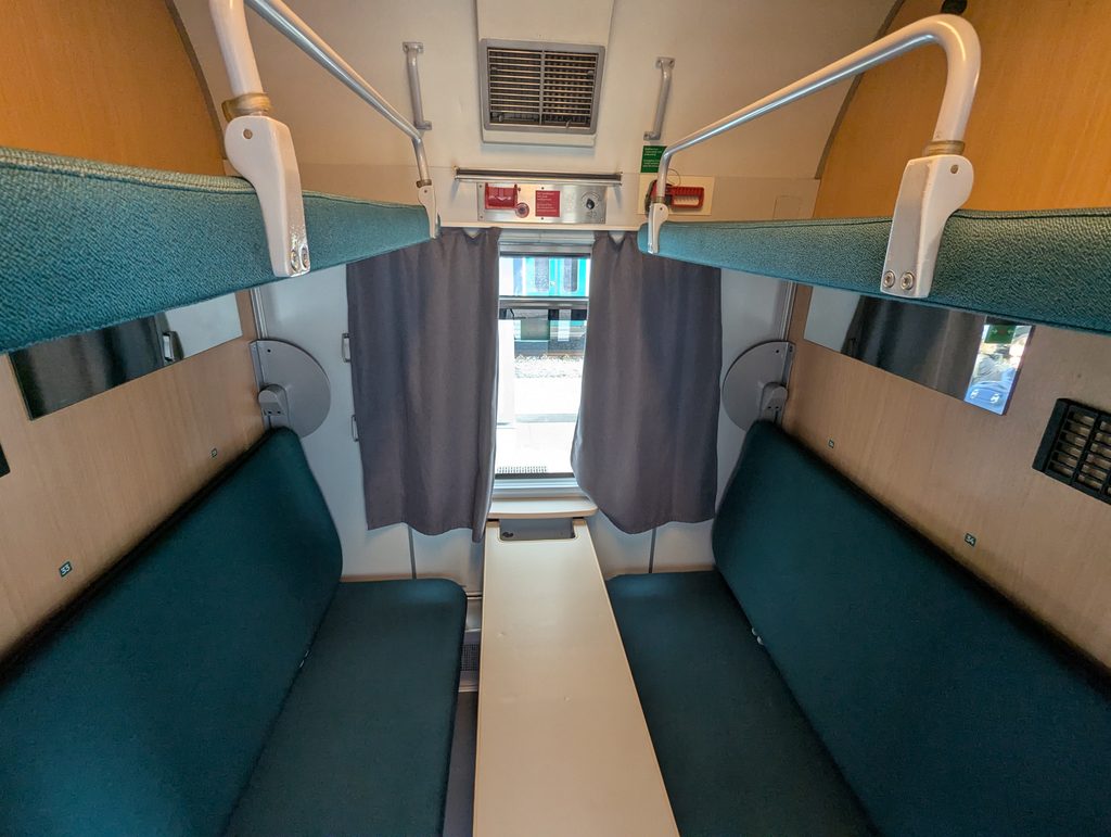 Vy Trains Compartment. Bergen to Oslo