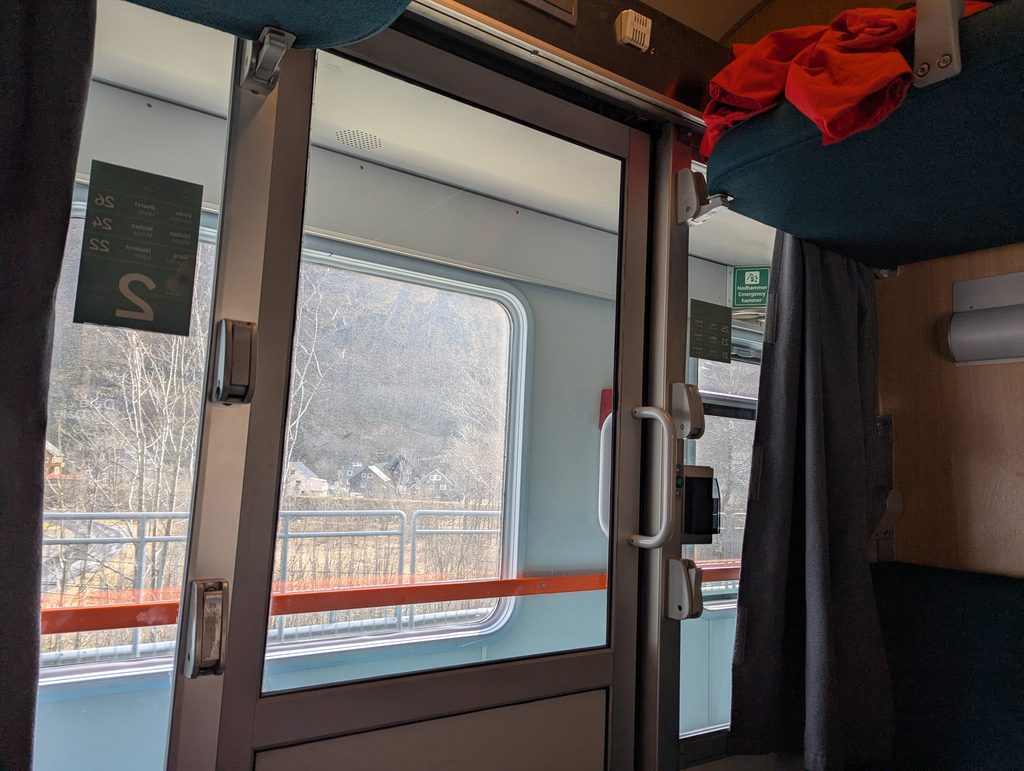 Vy Trains Compartment door