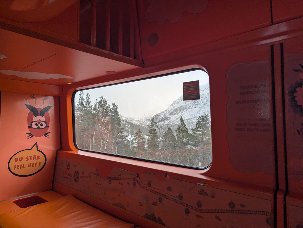 Vy Trains Bergen to Oslo Kids Area