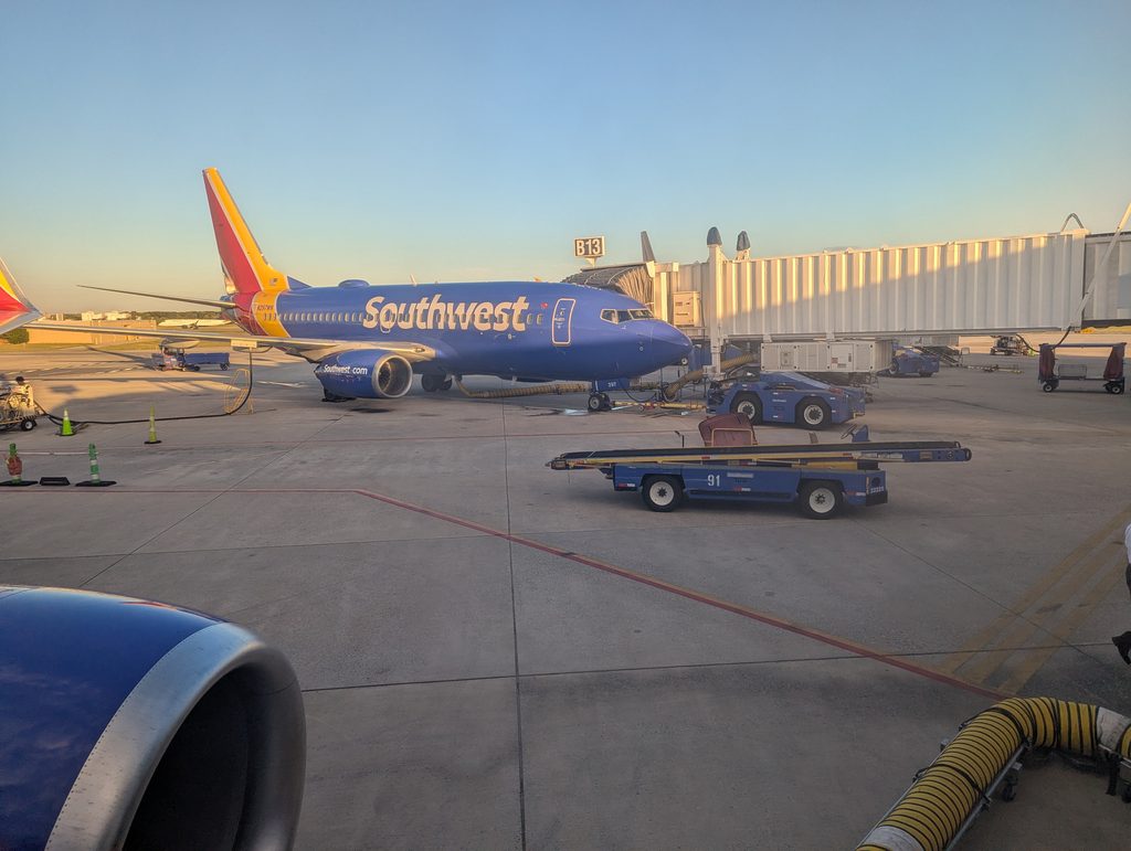 Southwest Airlines 737-700 Window View