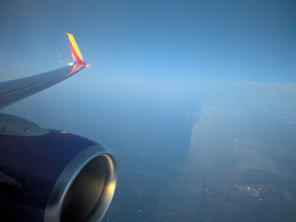 Southwest Airlines 737-700 Window View In Flight