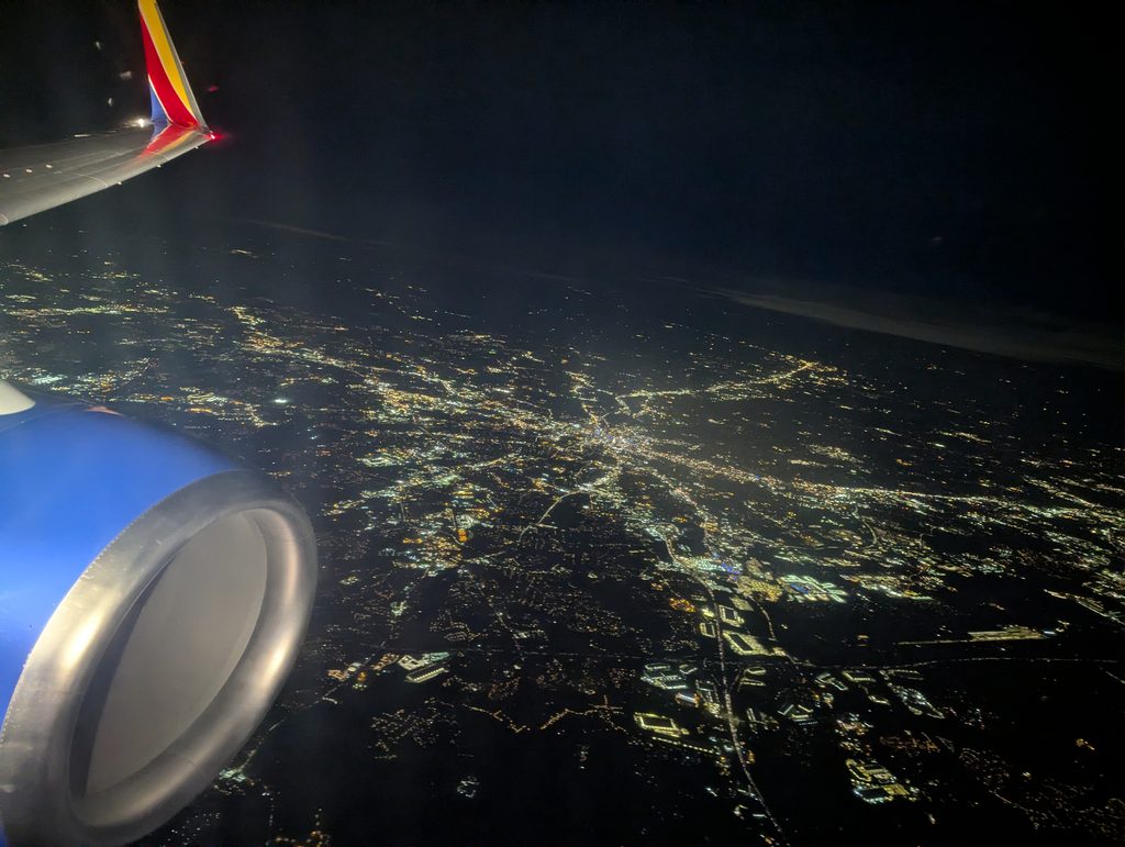 Southwest Airlines 737-700 Window View In Flight