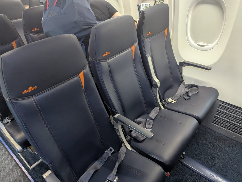 Allegiant 737-8 Max Seats