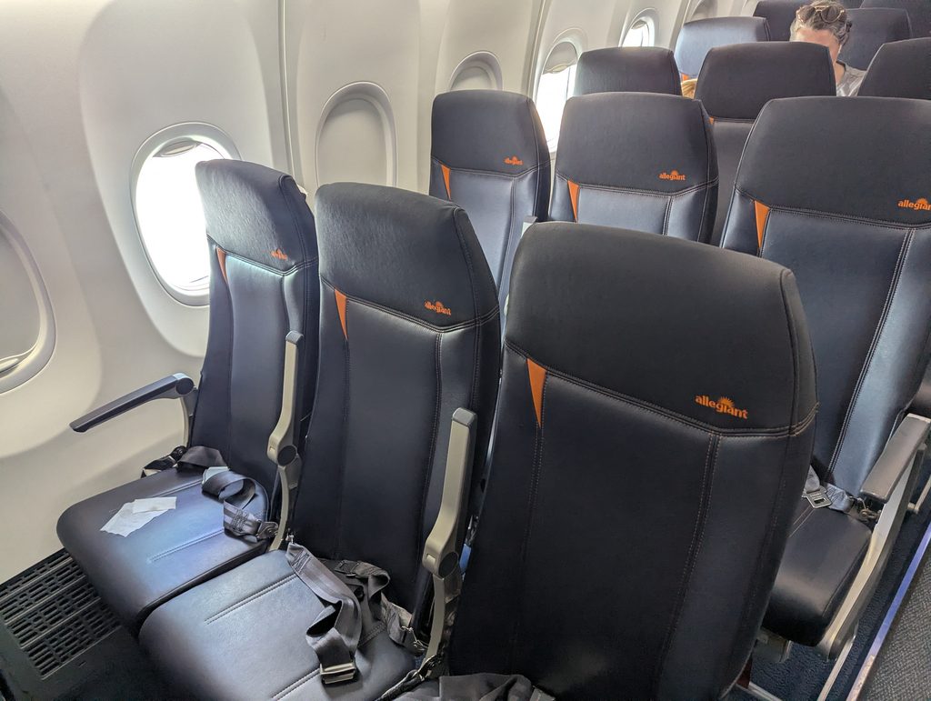Allegiant 737-8 Max Seats
