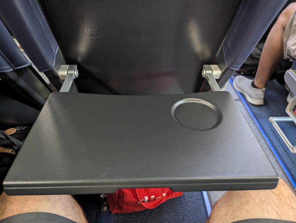 Allegiant 737-8 Max Tray Table