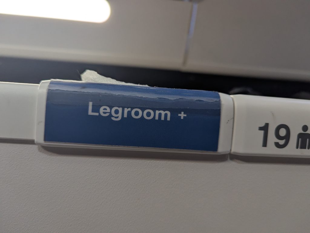 Allegiant 737-8 Max Legroom + Overhead