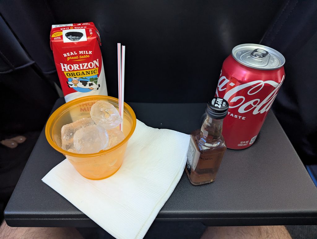 Allegiant 737-8 Max In Flight Drinks