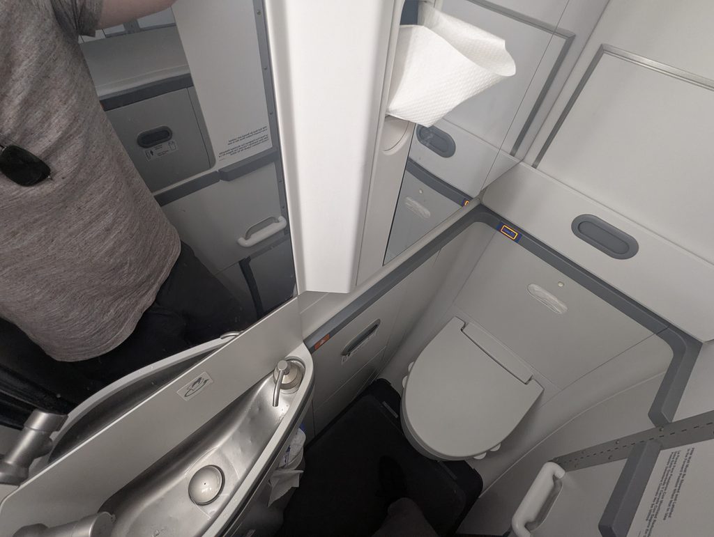 Allegiant 737-8 Max Lavatory