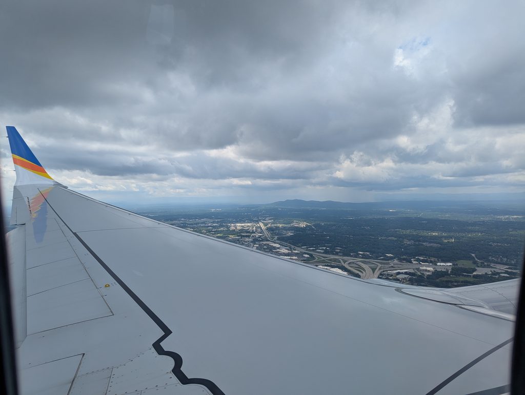 Allegiant 737-8 Max Landing View